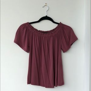 Aritzia Wilfred Over the Shoulder Shirt